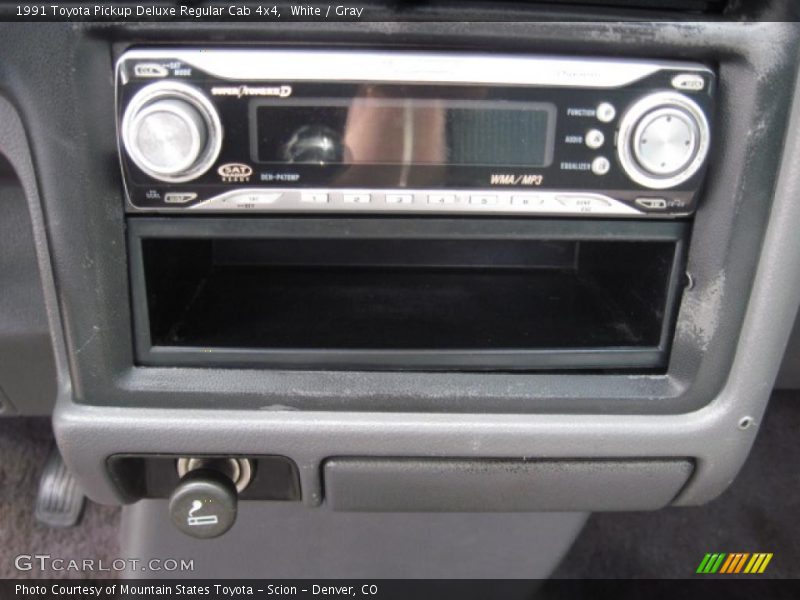 White / Gray 1991 Toyota Pickup Deluxe Regular Cab 4x4