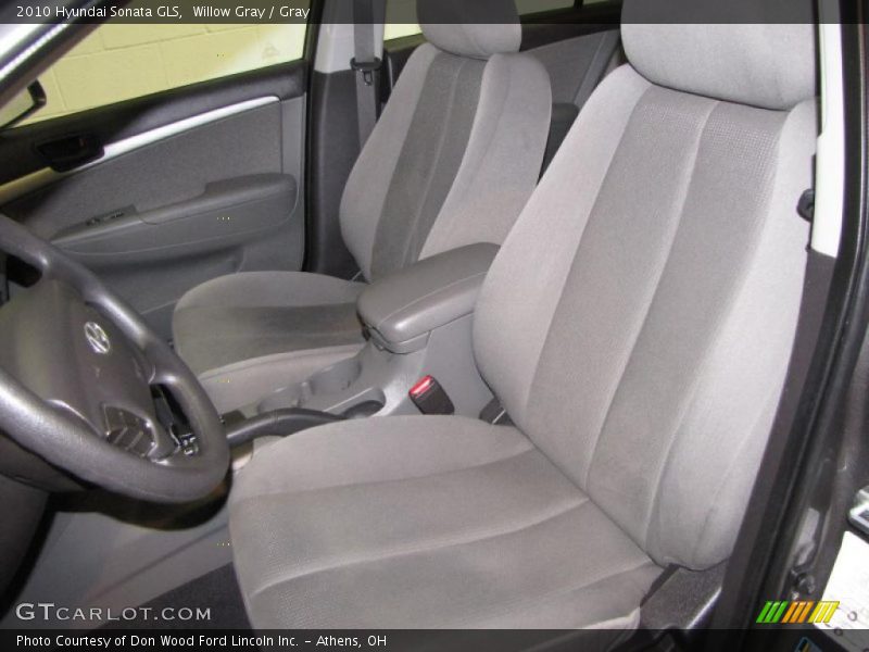 Willow Gray / Gray 2010 Hyundai Sonata GLS