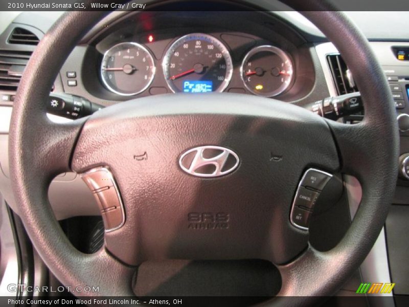Willow Gray / Gray 2010 Hyundai Sonata GLS
