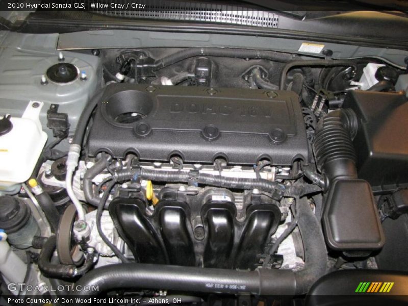 Willow Gray / Gray 2010 Hyundai Sonata GLS
