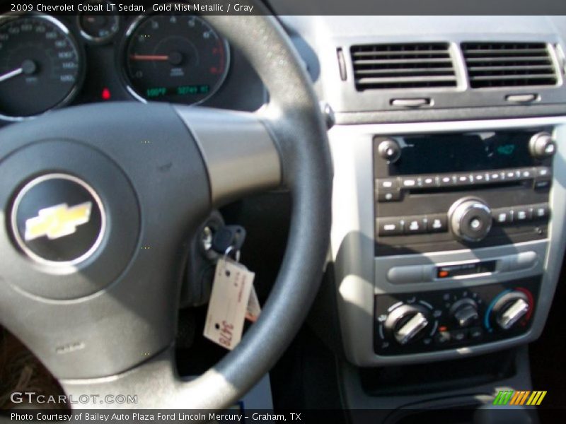 Gold Mist Metallic / Gray 2009 Chevrolet Cobalt LT Sedan