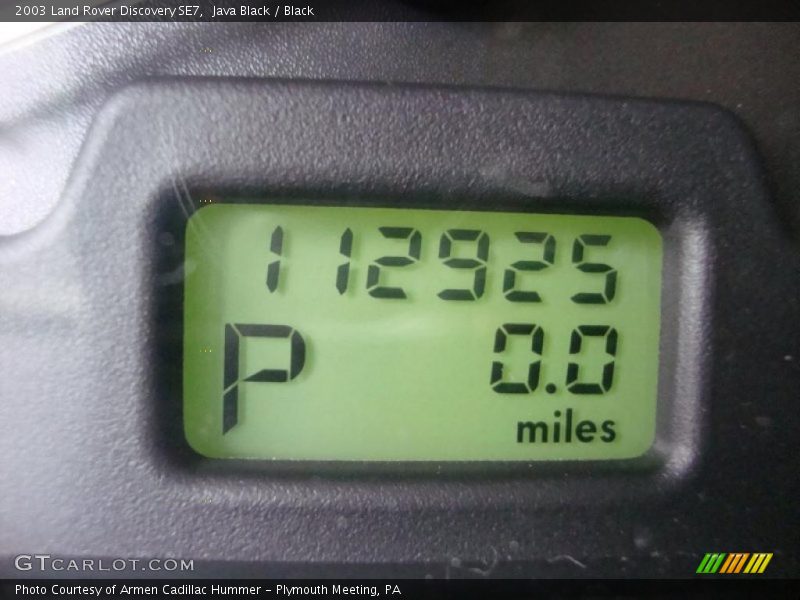 Java Black / Black 2003 Land Rover Discovery SE7