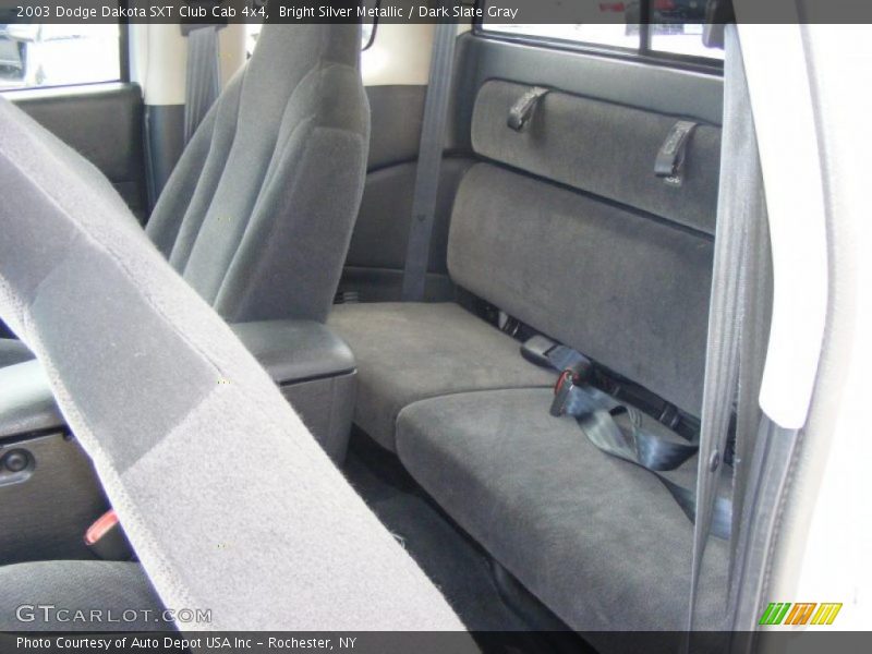 Bright Silver Metallic / Dark Slate Gray 2003 Dodge Dakota SXT Club Cab 4x4
