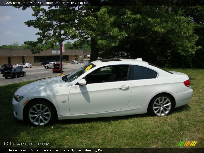 Alpine White / Black 2008 BMW 3 Series 335xi Coupe
