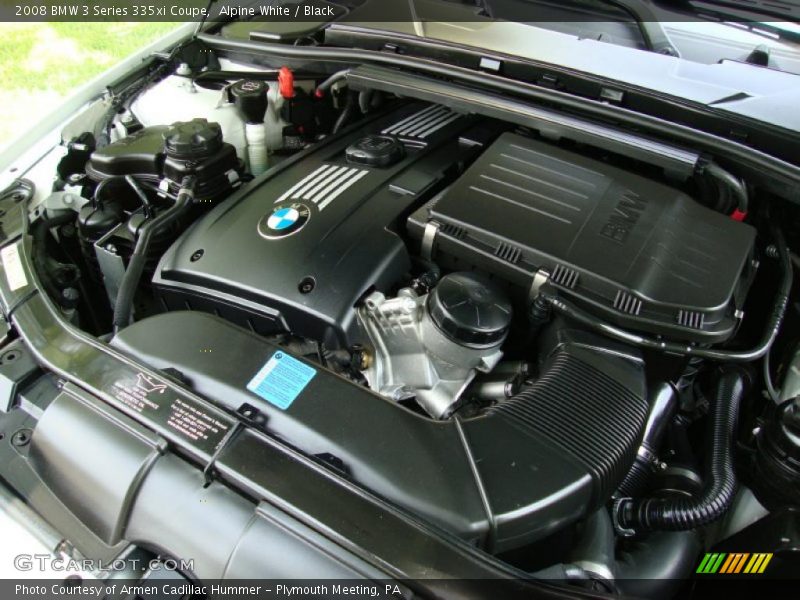 Alpine White / Black 2008 BMW 3 Series 335xi Coupe