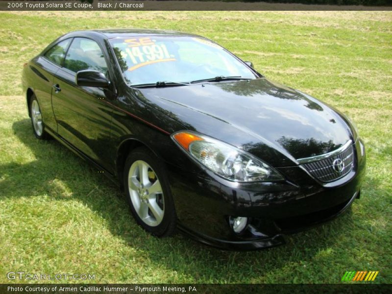 Black / Charcoal 2006 Toyota Solara SE Coupe