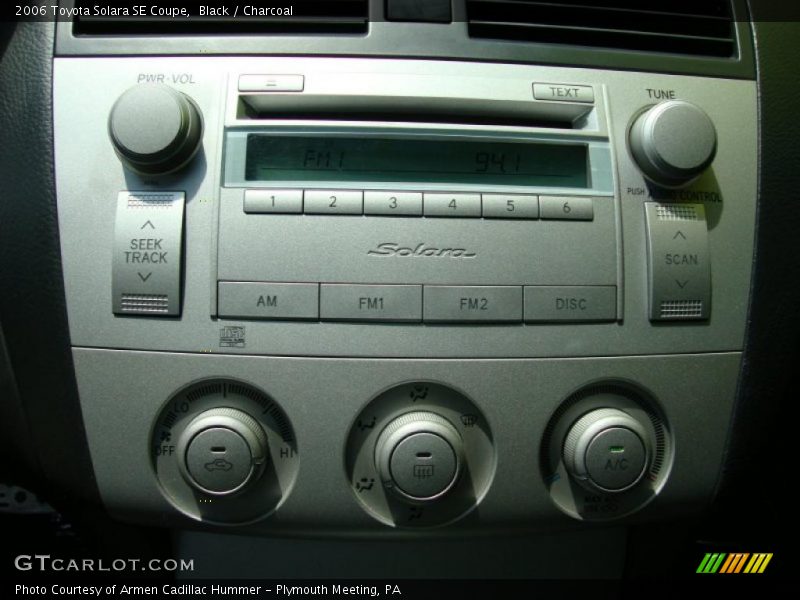 Black / Charcoal 2006 Toyota Solara SE Coupe
