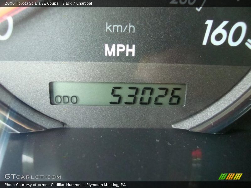 Black / Charcoal 2006 Toyota Solara SE Coupe