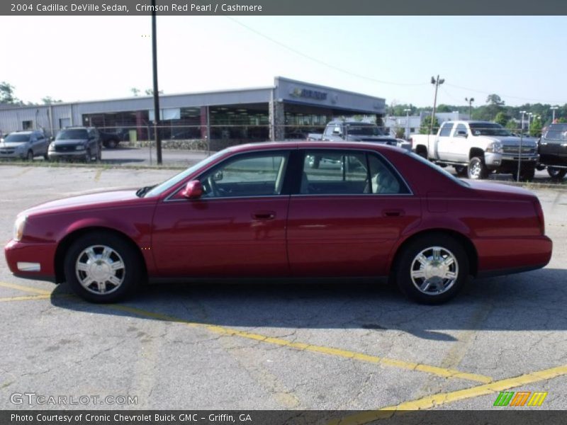 Crimson Red Pearl / Cashmere 2004 Cadillac DeVille Sedan