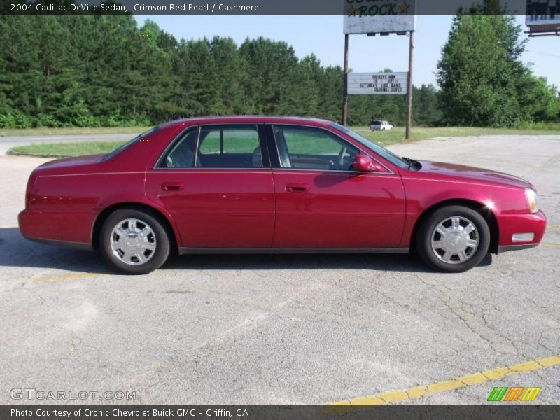 Crimson Red Pearl / Cashmere 2004 Cadillac DeVille Sedan