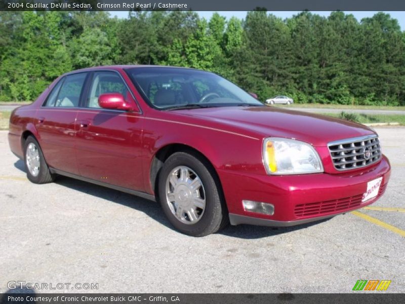 Crimson Red Pearl / Cashmere 2004 Cadillac DeVille Sedan