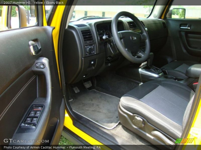 Yellow / Ebony Black 2007 Hummer H3