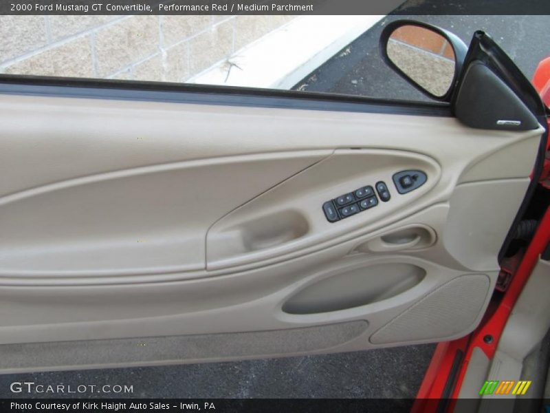 Performance Red / Medium Parchment 2000 Ford Mustang GT Convertible