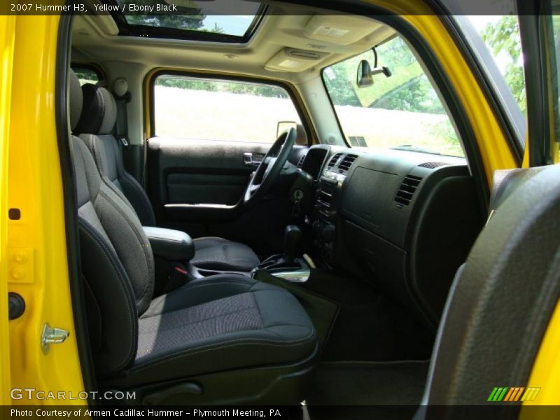 Yellow / Ebony Black 2007 Hummer H3