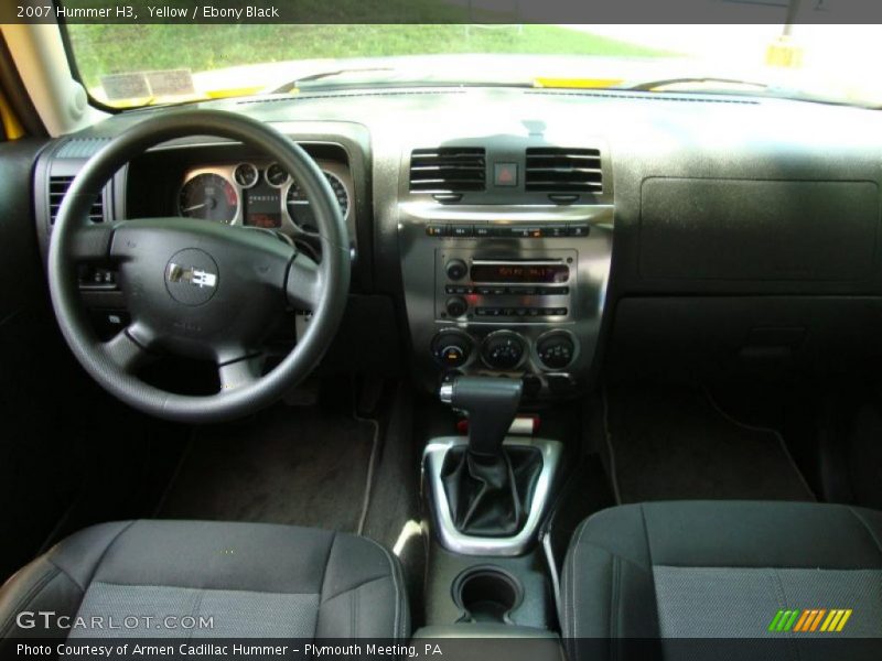 Yellow / Ebony Black 2007 Hummer H3
