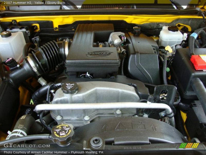 Yellow / Ebony Black 2007 Hummer H3