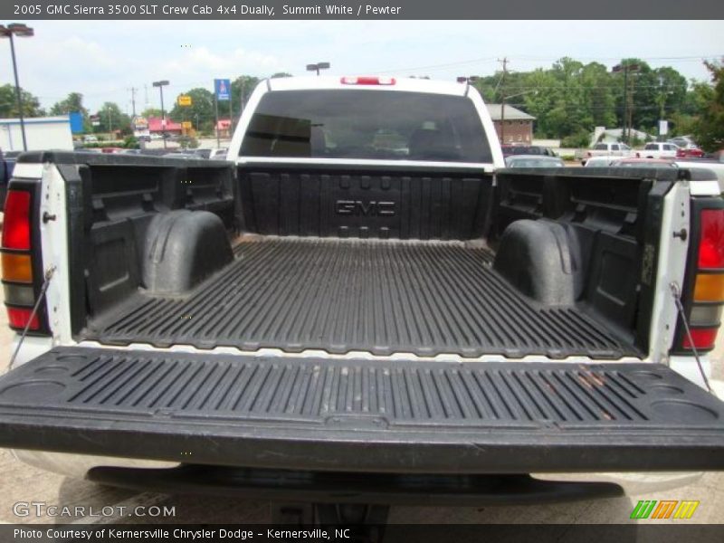 Summit White / Pewter 2005 GMC Sierra 3500 SLT Crew Cab 4x4 Dually