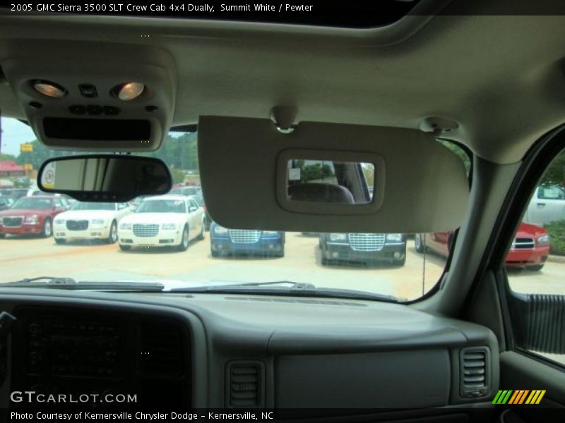 Summit White / Pewter 2005 GMC Sierra 3500 SLT Crew Cab 4x4 Dually