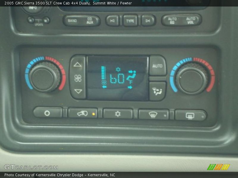 Summit White / Pewter 2005 GMC Sierra 3500 SLT Crew Cab 4x4 Dually