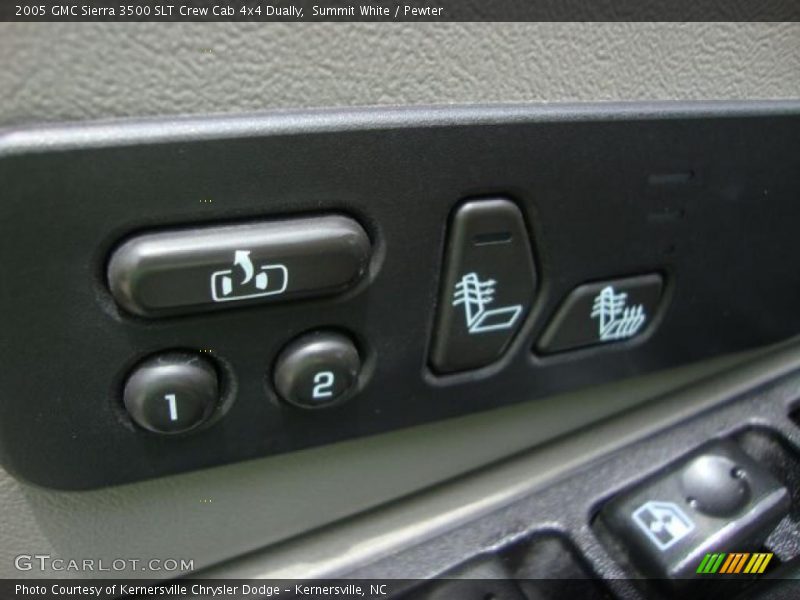 Summit White / Pewter 2005 GMC Sierra 3500 SLT Crew Cab 4x4 Dually