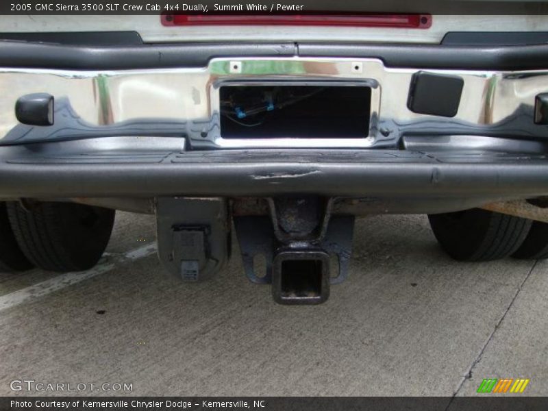 Summit White / Pewter 2005 GMC Sierra 3500 SLT Crew Cab 4x4 Dually