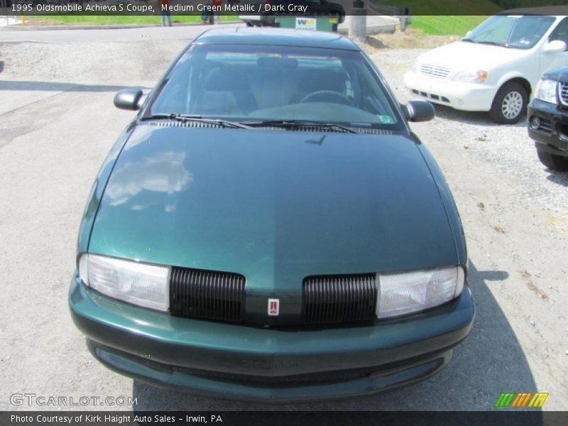Medium Green Metallic / Dark Gray 1995 Oldsmobile Achieva S Coupe