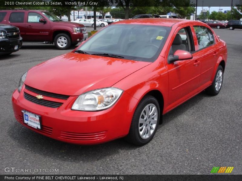 Victory Red / Gray 2010 Chevrolet Cobalt LT Sedan