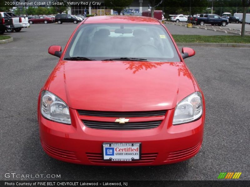 Victory Red / Gray 2010 Chevrolet Cobalt LT Sedan