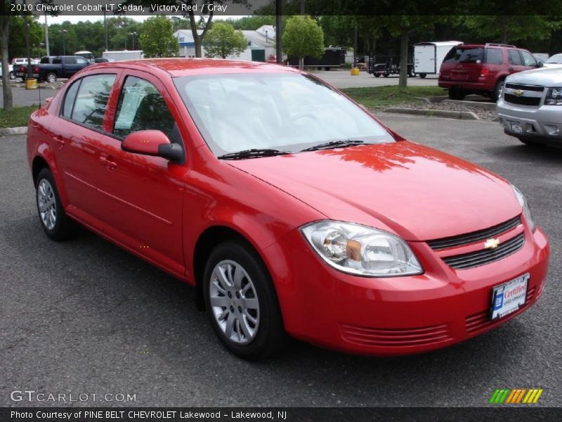 Victory Red / Gray 2010 Chevrolet Cobalt LT Sedan