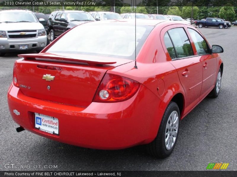 Victory Red / Gray 2010 Chevrolet Cobalt LT Sedan