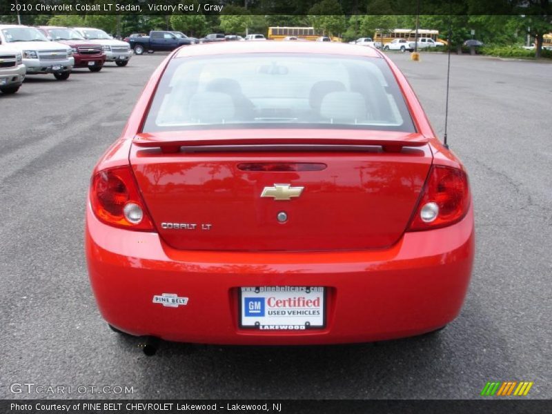 Victory Red / Gray 2010 Chevrolet Cobalt LT Sedan