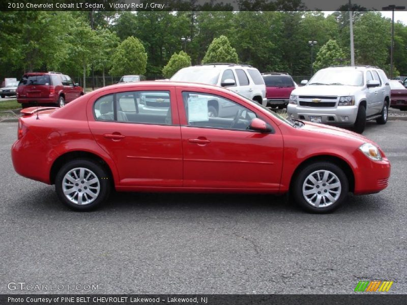 Victory Red / Gray 2010 Chevrolet Cobalt LT Sedan