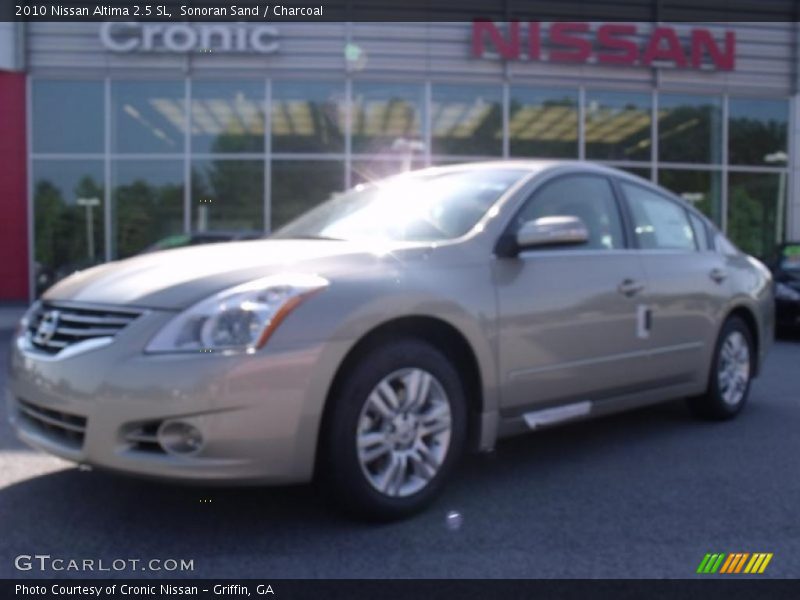 Sonoran Sand / Charcoal 2010 Nissan Altima 2.5 SL