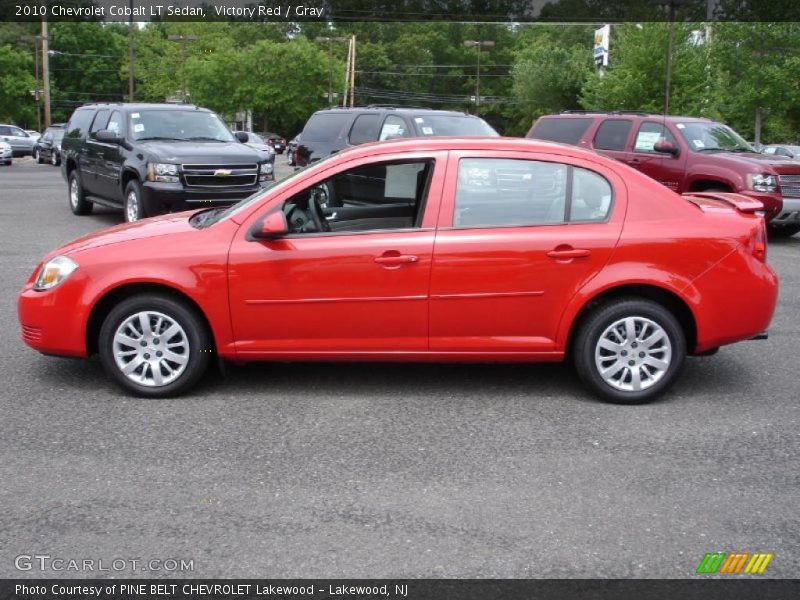 Victory Red / Gray 2010 Chevrolet Cobalt LT Sedan