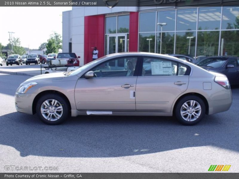 Sonoran Sand / Charcoal 2010 Nissan Altima 2.5 SL