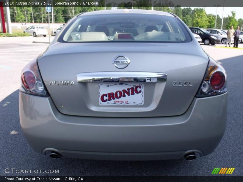 Sonoran Sand / Charcoal 2010 Nissan Altima 2.5 SL