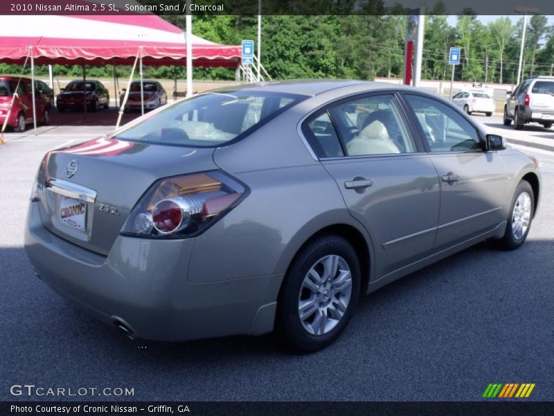Sonoran Sand / Charcoal 2010 Nissan Altima 2.5 SL