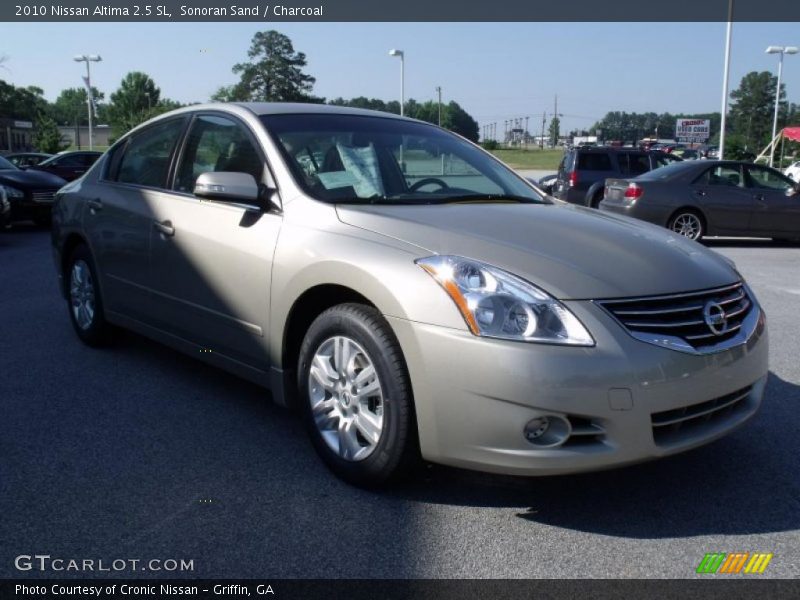 Sonoran Sand / Charcoal 2010 Nissan Altima 2.5 SL