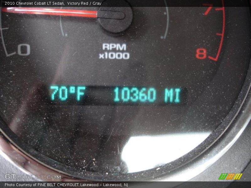 Victory Red / Gray 2010 Chevrolet Cobalt LT Sedan