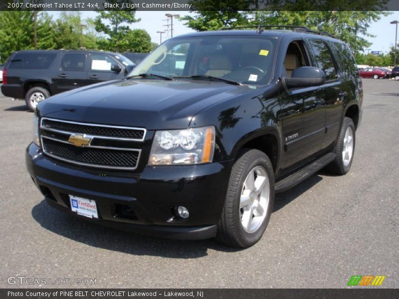 Black / Light Cashmere/Ebony 2007 Chevrolet Tahoe LTZ 4x4