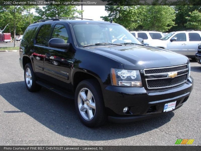 Black / Light Cashmere/Ebony 2007 Chevrolet Tahoe LTZ 4x4
