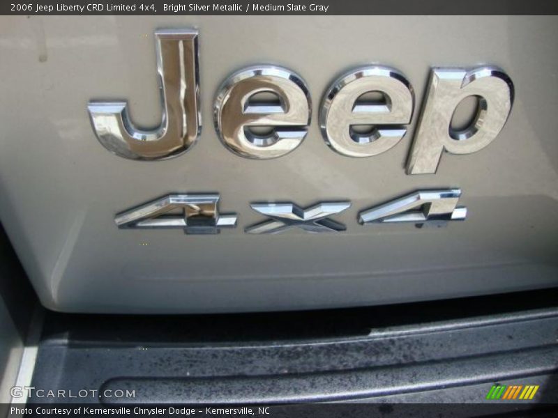 Bright Silver Metallic / Medium Slate Gray 2006 Jeep Liberty CRD Limited 4x4