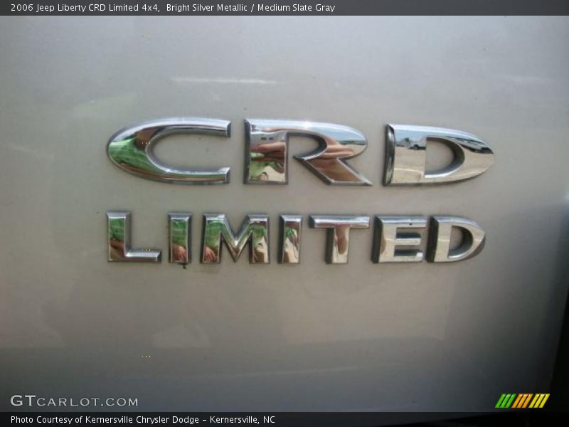 Bright Silver Metallic / Medium Slate Gray 2006 Jeep Liberty CRD Limited 4x4