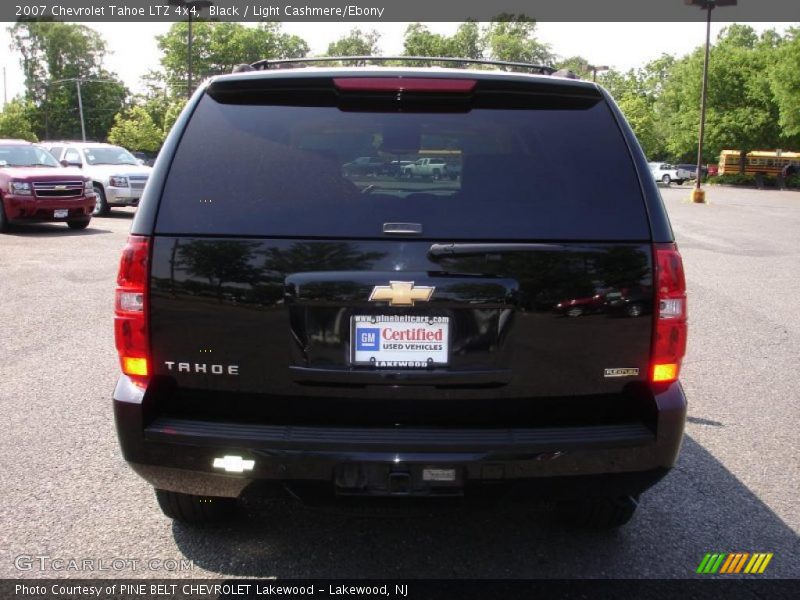 Black / Light Cashmere/Ebony 2007 Chevrolet Tahoe LTZ 4x4