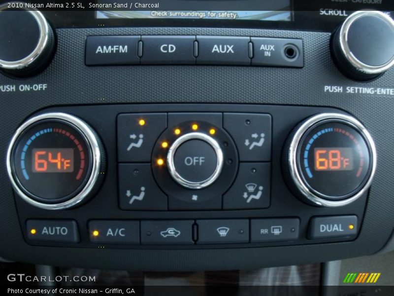 Sonoran Sand / Charcoal 2010 Nissan Altima 2.5 SL