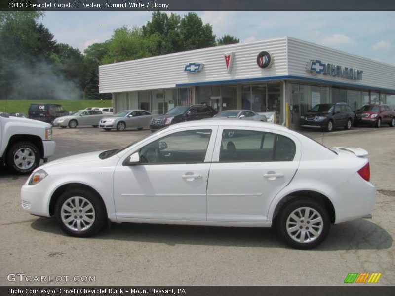 Summit White / Ebony 2010 Chevrolet Cobalt LT Sedan