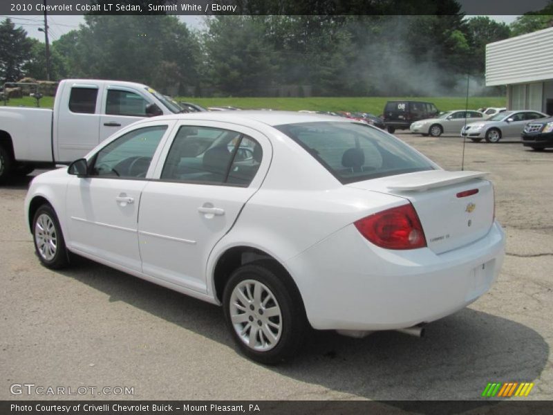 Summit White / Ebony 2010 Chevrolet Cobalt LT Sedan