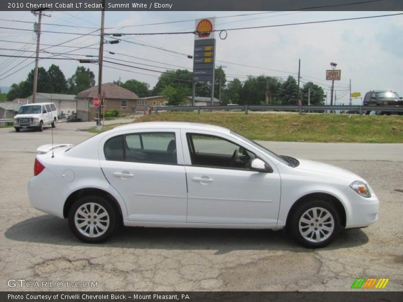 Summit White / Ebony 2010 Chevrolet Cobalt LT Sedan