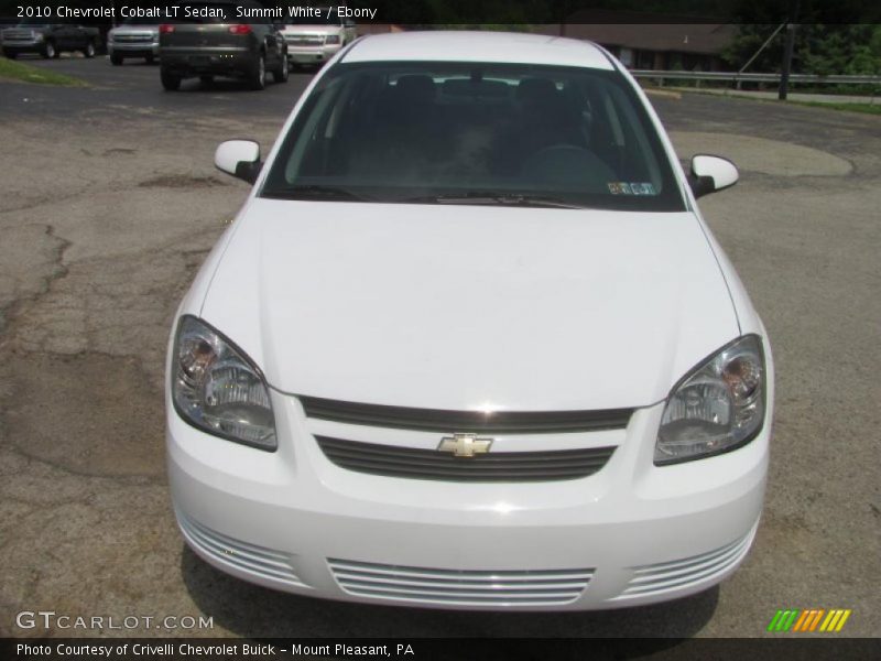 Summit White / Ebony 2010 Chevrolet Cobalt LT Sedan