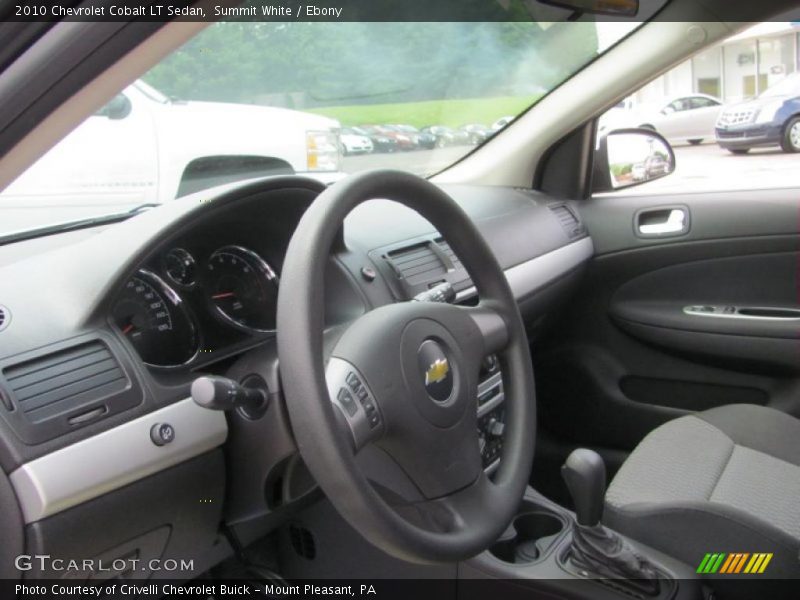 Summit White / Ebony 2010 Chevrolet Cobalt LT Sedan